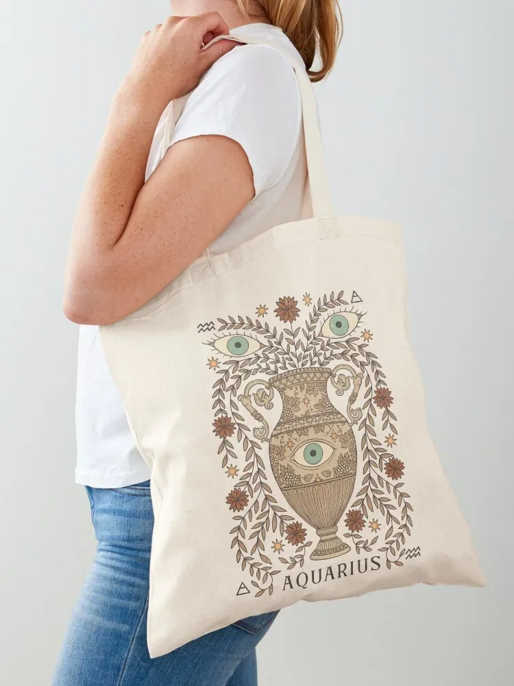 Aquarius Tote Bag Customizable tote Women's personalized