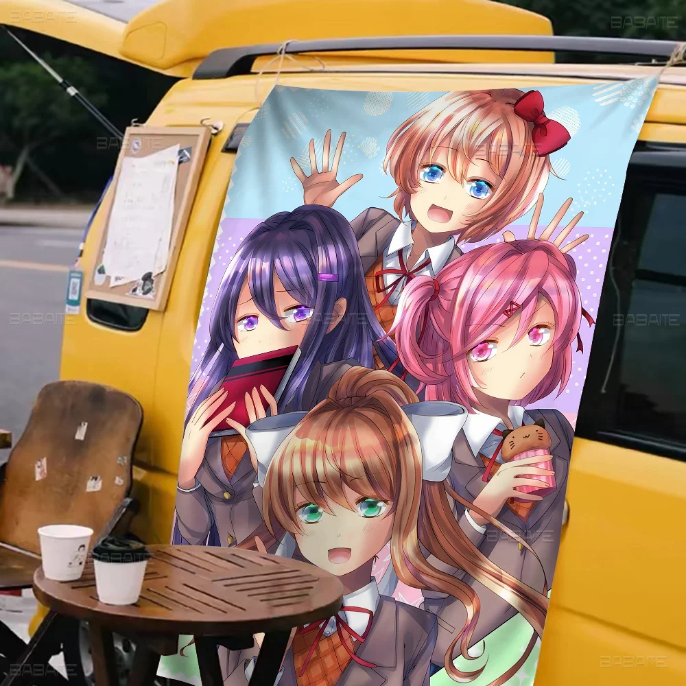 

Doki D-Doki L-Literature Club Large Size Shop Art Promotion Advertising Booth Flag Hanging Banners