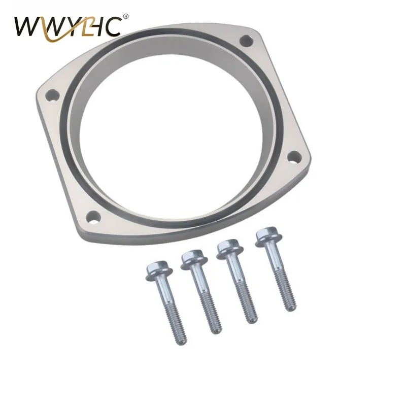 Suitable for LS 4 Bolt Throttle Body Adapter -92mm Intake Manifold To 102mm Throttle Body