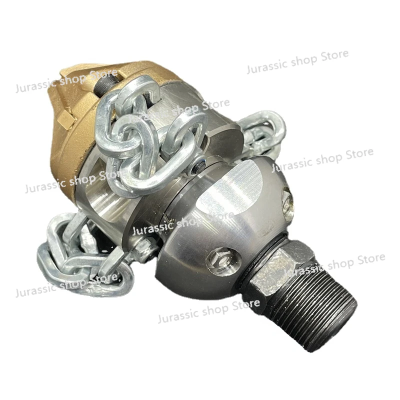 

50~150L 1inch Rotating Blasting Nozzle Dredging Vehicle Municipal Sanitation Sewer Hinge Tree Root Sludge Cleaning Rotary Nozzle