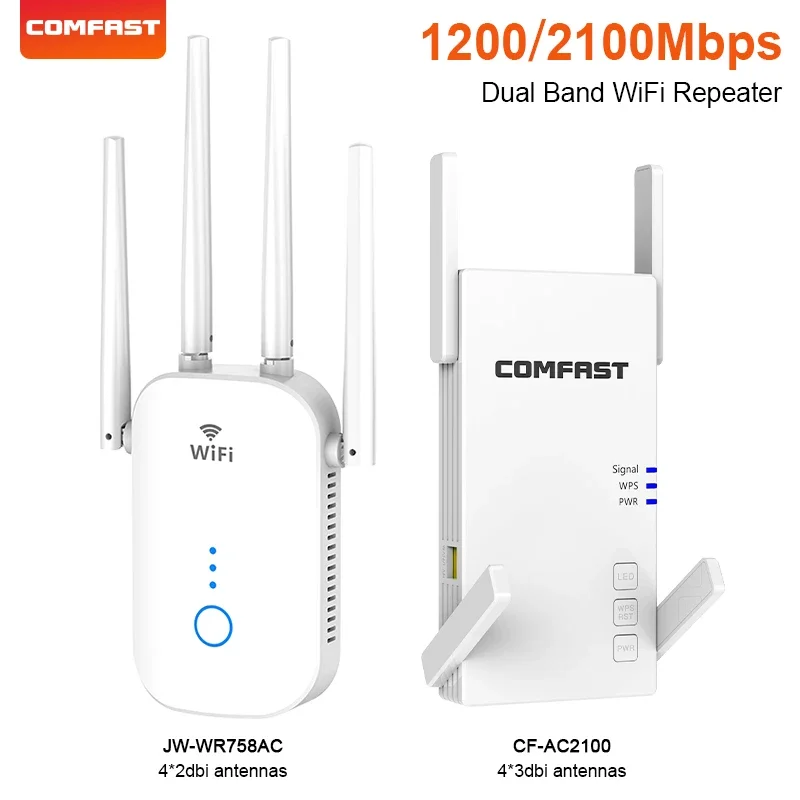 JOOWIN Clearance Wifi Equipment 1200mbps Home WiFi Device Wireless Network Equipment Comfast 2100Mbps Wifi 5