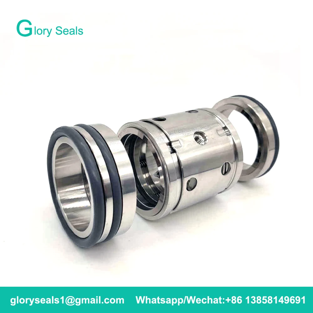 

224-38 224U-38 224UU-38 Dual Cartridge Double Face Mechanical Seals Type 224 224U Shaft Size 38mm Material: TC/TC/VIT 2pcs/lot