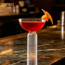 Inmeet Margarita Cocktail Glass/Champagne Glass/Wedding Party Wine Glasses/Bar Tools/High Borosilicate Glass Cup