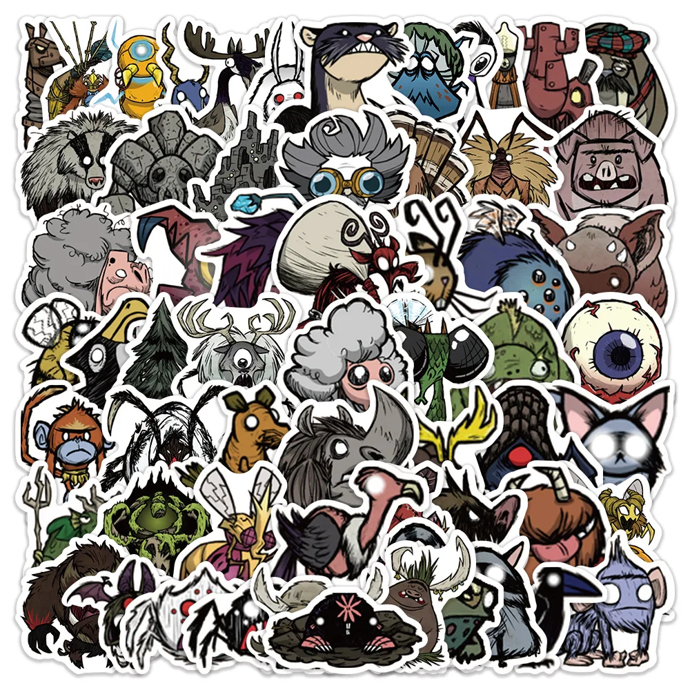 

10/30/60PCS Don't Starve Together Game Characters Sticker Suitcase Scrapbooking Phone Laptop Stationery Kid's Toy Sticker