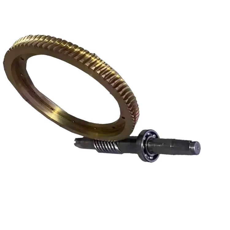 Elevator Worm Gear & Worm Shaft,  Elevator Components Compatible with Global Brands