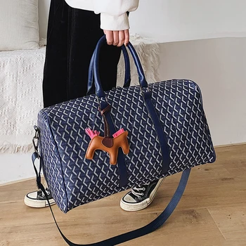 Sac de voyage étanche en PU, sac de rangement pour bagages, grande capacité, loisirs, voyage d'affaires à courte distance, transfrontalier