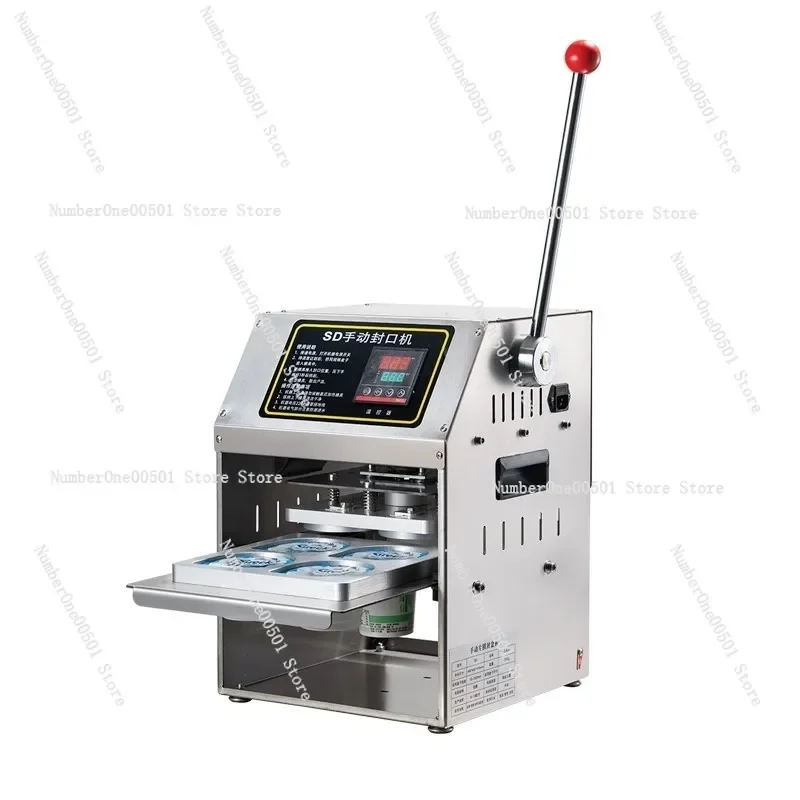 

Yogurt cup cheese automatic sealing machine, cream packaging machine, milk skin, yogurt cup sealing machine, commercial small