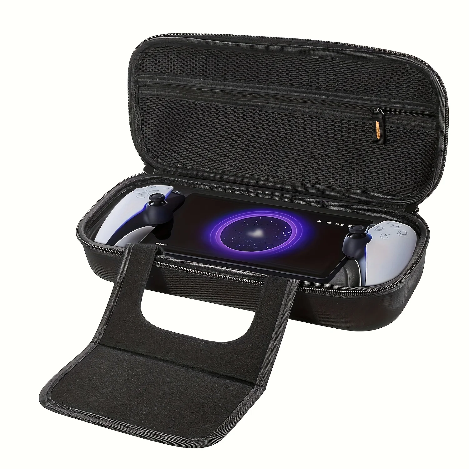 حقيبة تخزين EVA Traveler متوافقة مع مشغل جهاز التحكم عن بعد لجهاز Playstation مع حامل مدمج