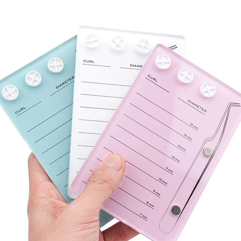 Acrylic Eyelash Holder Magnetic Suction Scale Plate False Lashes Tray Display Board Eyelash Extensions Supplies