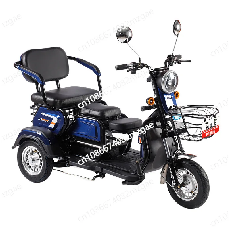 New electric tricycle adult elderly pick up and drop off children household small scooter leisure electric car
