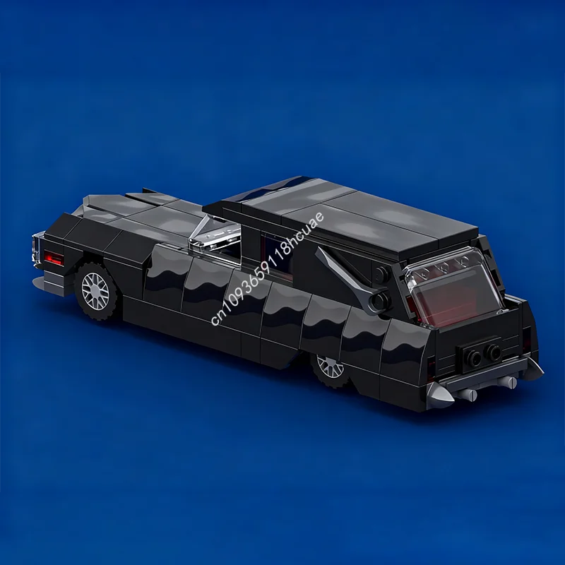 215 elementów MOC Wóz pogrzebowy x nan Model Klocki konstrukcyjne Składanie DIY Modułowa architektura Zabawki Kreatywne prezenty świąteczne