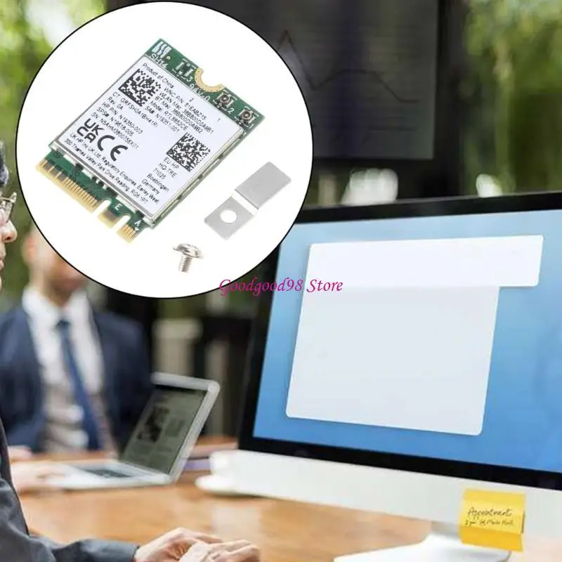 WiFi-kaart Wifi6E RTL8852CE WLAN 802.11ax BT5.3 M.2 WLAN-netwerkconnector