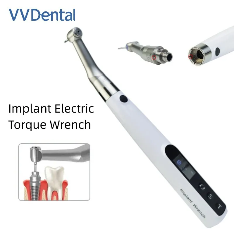 

VV New Dental Surgical Equipment Electric Implant Torque Wrench Universal Screwdriver Wireless Driver Dentistry Repair Tools