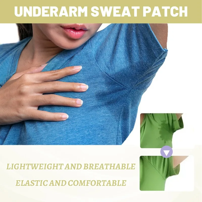 Underarm Sweat Absorbent Patch Invisible Long-lasting Anti-Sweat Absorbent Patch Ultra-Thin Summer Antiperspirant Deodorant Pad