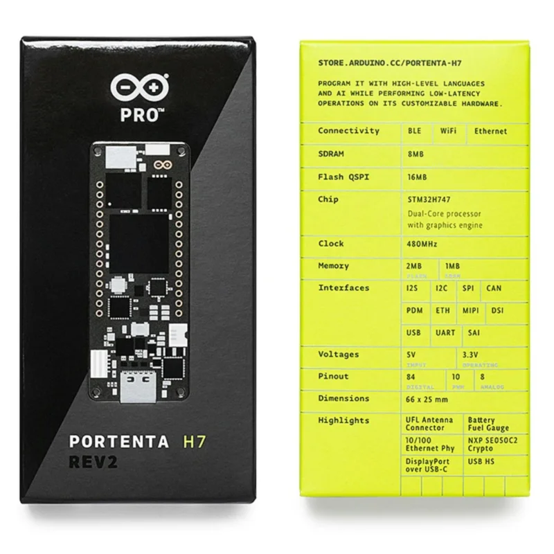 Arduino Portenta H7 ABX00042 STM32H747XIH6 Arm MCU Development board New original imported from Italy