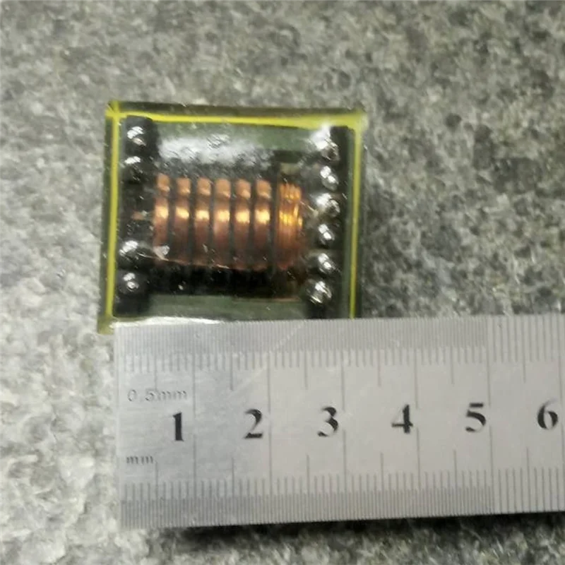 

A13E-High-Voltage 300 Ratio Air-Filled Magnetic Core Pack EC2834PC40 6+ 1 Slot Resin Potting Transformer Inverter