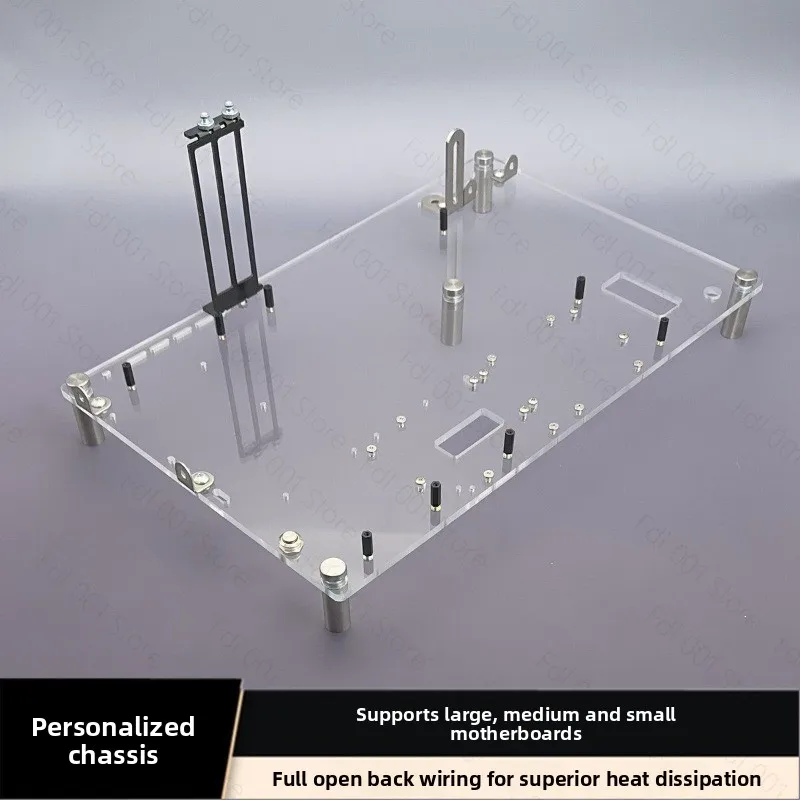 Full Transparent Open Frame Case for ATX MATX ITX PC Test Bench