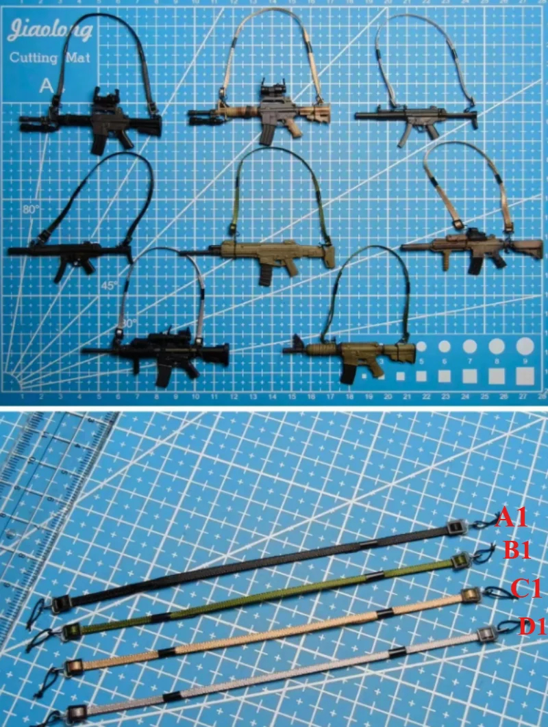 1/12 Scale Gun Strap, Harness Model for 6'' Figure