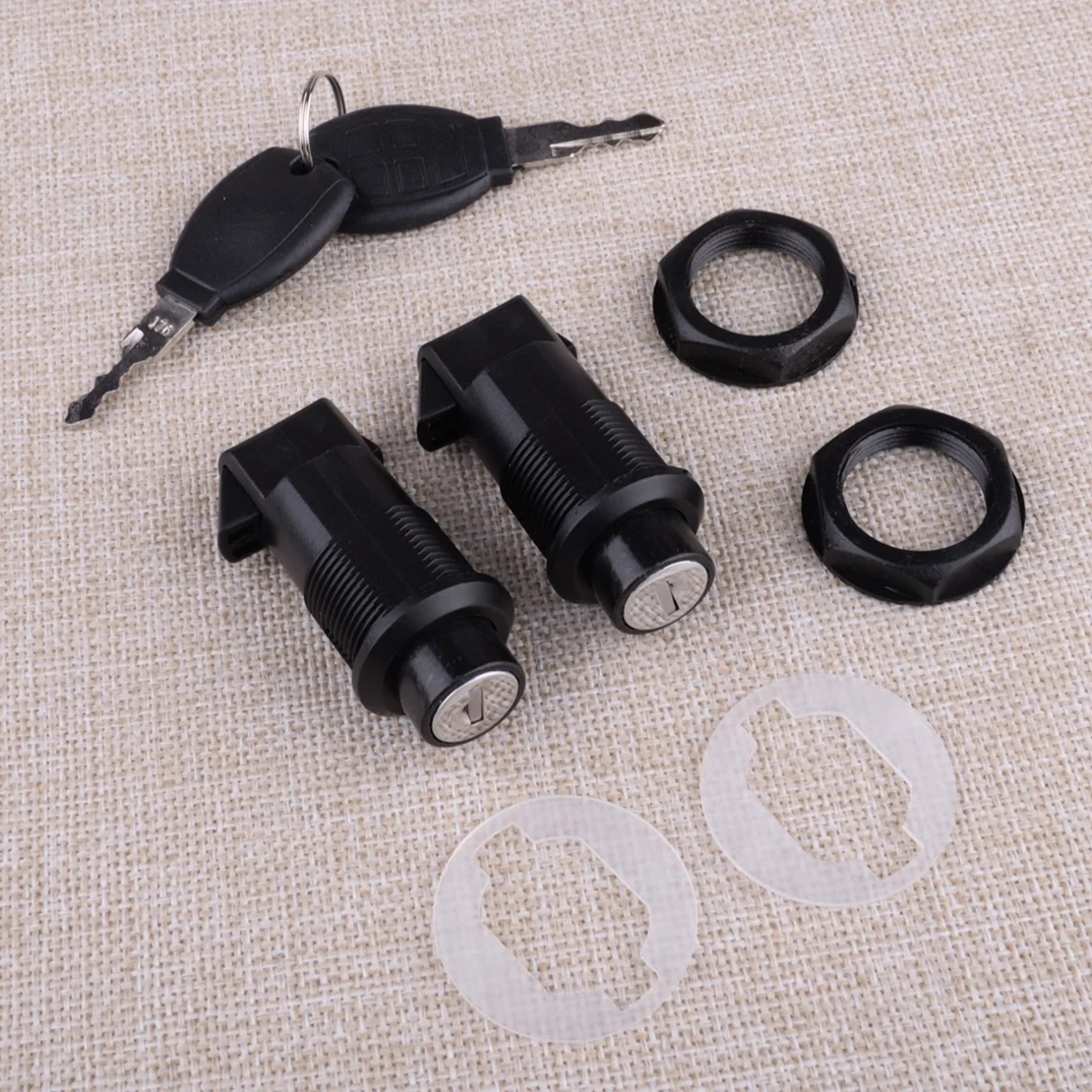 

Комплект из 2 замков с 2 ключами, новый, подходит для универсальных жестких кофров RS для мотоциклов