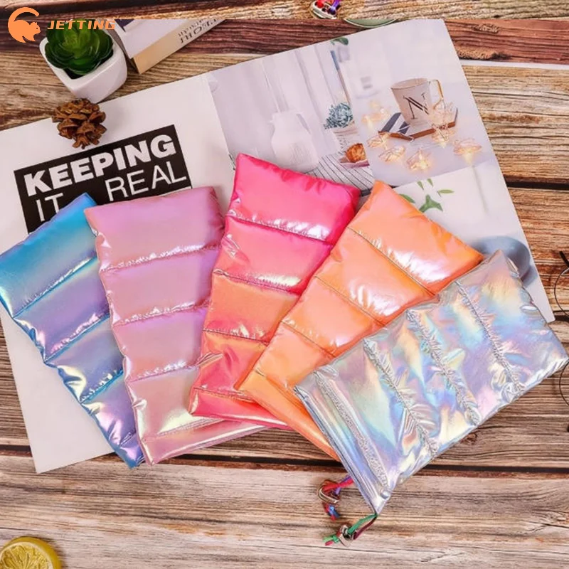 1Pcs Solid Color Down Cotton With Drawstring And Drawstring 