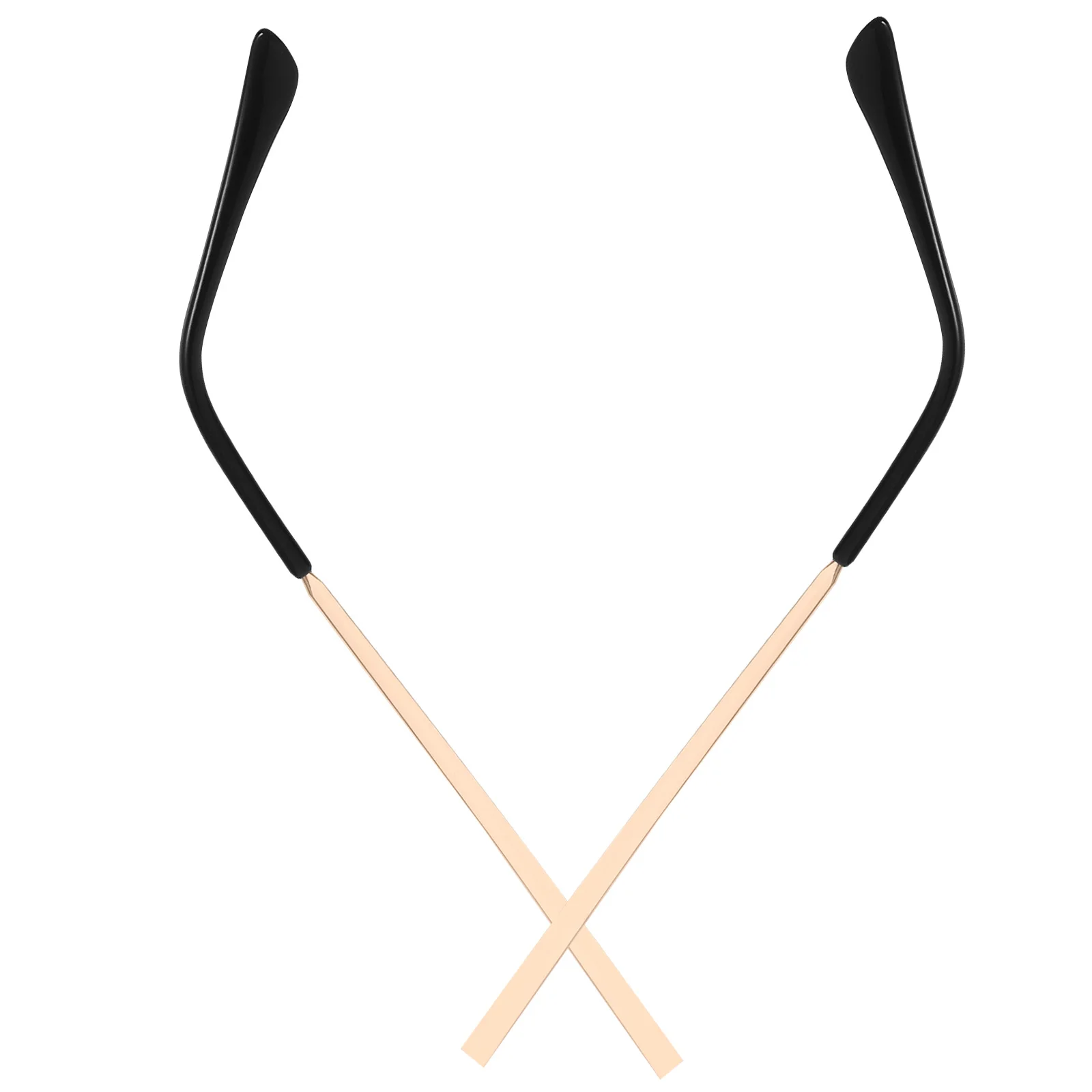 1 par de patas de brazo de Metal para gafas, piezas de repuesto para patillas, ajuste Universal, alivio de presión de oreja, diseño duradero brillante, seguridad