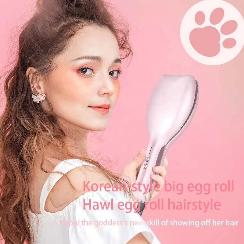 أدوات تصفيف الشعر المتعددة، مكواة تجعيد الشعر، عصا موجة، بكرة تجعيد الشعر الوردي