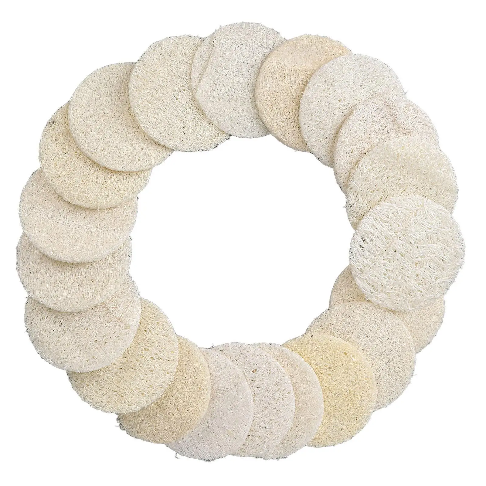 

Multi Functional Loofah Facial Body Scrubber - Skin Friendly & Fine Craftsmanship for kitchen and Bathroom