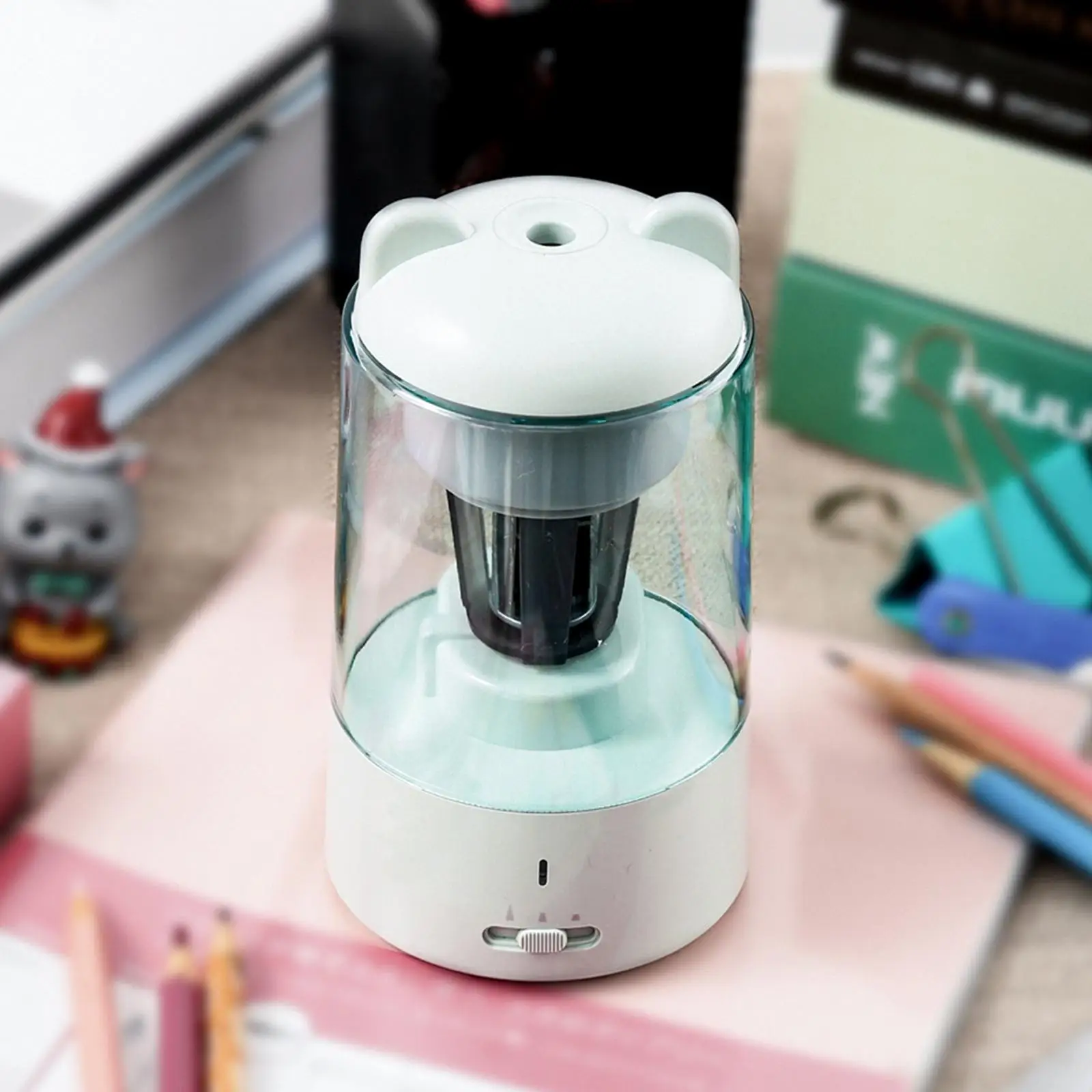 Electric Pencil Sharpener High Speed Fast Sharpen Fully Automatic for Fine Artist Colored Pencils 6.5-8mm Adults Kids School