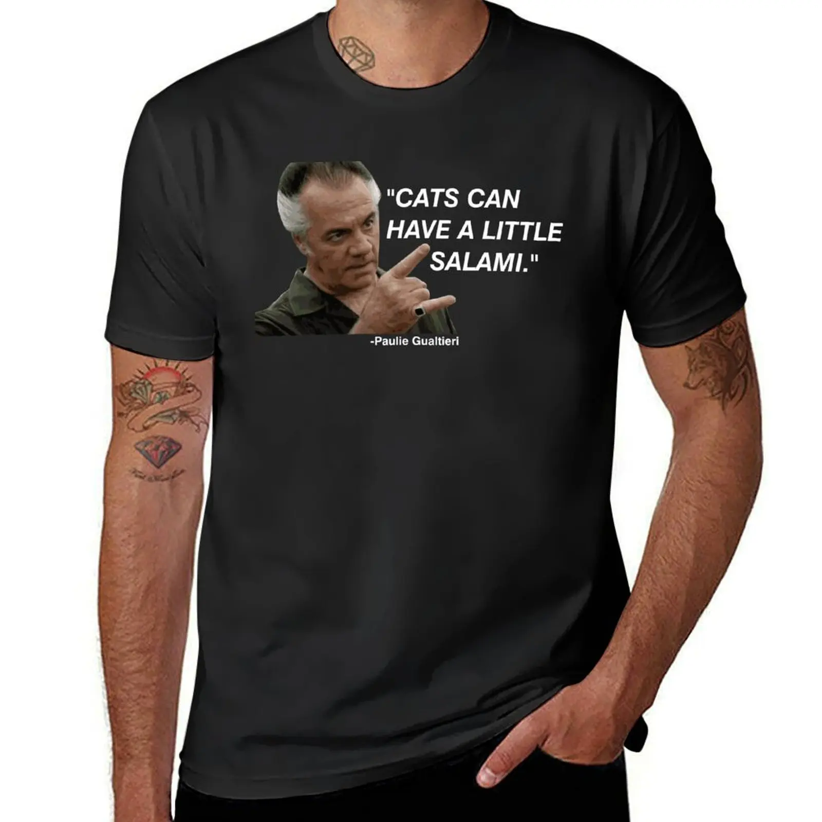 

Paulie - Sopranos T-Shirt boys animal print sports fans oversize t-shirts man men tshirt