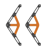 For DJI Avata 2 Full Carbon Fiber Aluminum Alloy Armor Lightweight Anti-Fall Protection Drone Guard Armor Combo Accessories Set