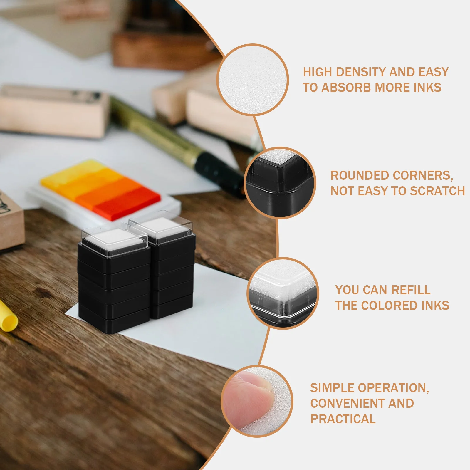 : Tampons d'encre pour l'artisanat