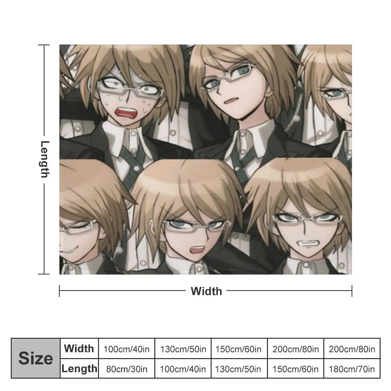 Byakuya Togami Throw Blanket Winter beds blankets ands Blankets For Bed Nap Blankets