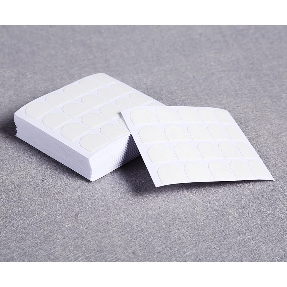

50 Sheets Artificial Nail Glue Stickers Double-Sided Adhesive for DIY False Nails Easy Remove Temporary Manicure Accessories
