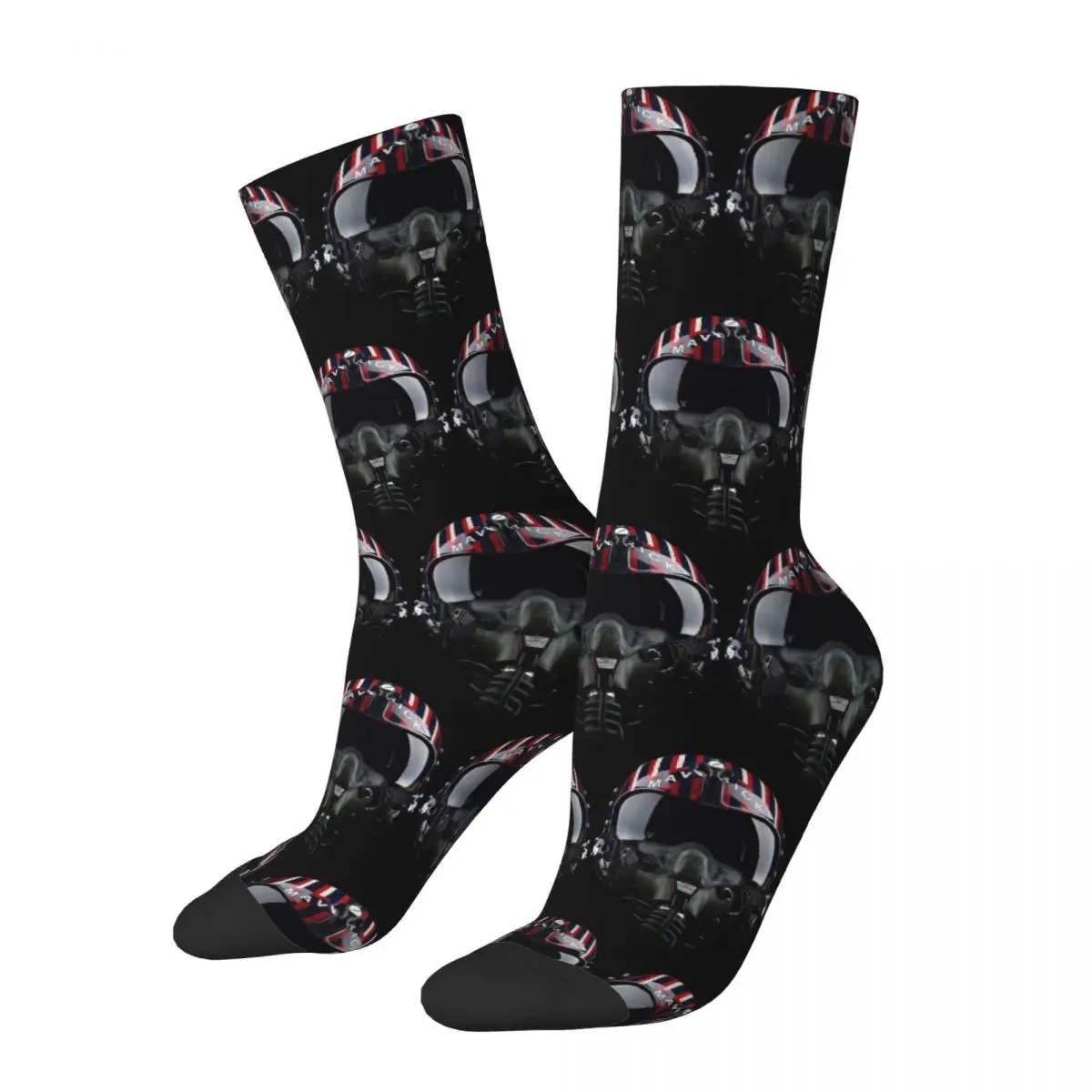 

MAVERICK Socks Harajuku High Quality Stockings All Season Long Socks Accessories for Man's Woman's Gifts