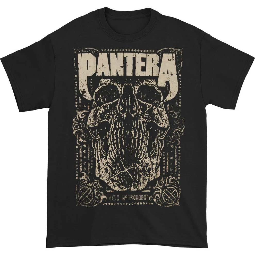 

Pantera T Shirt 2026 New 101 Proof Album Graphic 100% Cotton Men Women Unisex Oversized Heavy Metal Skull Streetwear Tops