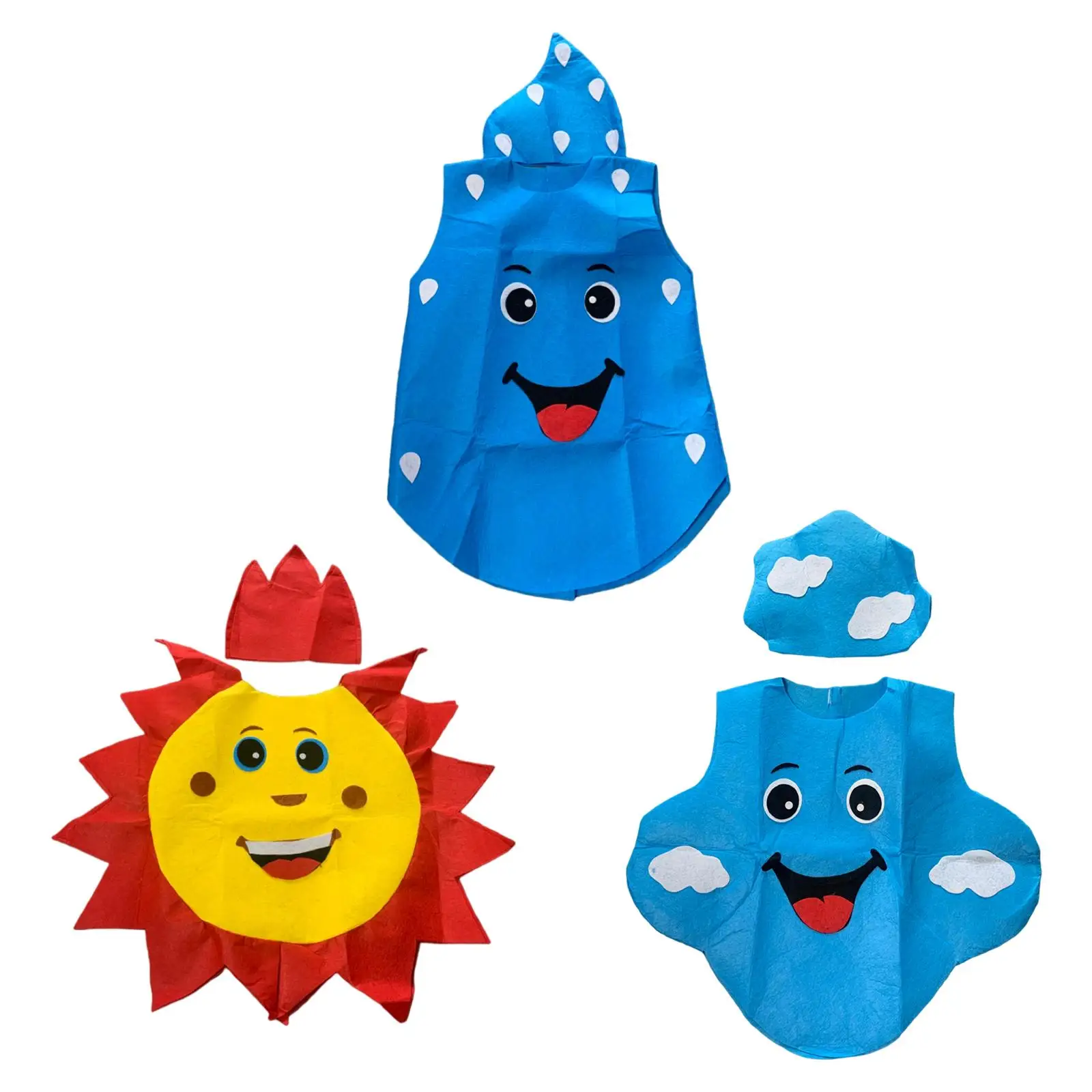 

Cute Kid Halloween Costumes Sun Waterdrop Clothes Dress up Role Play