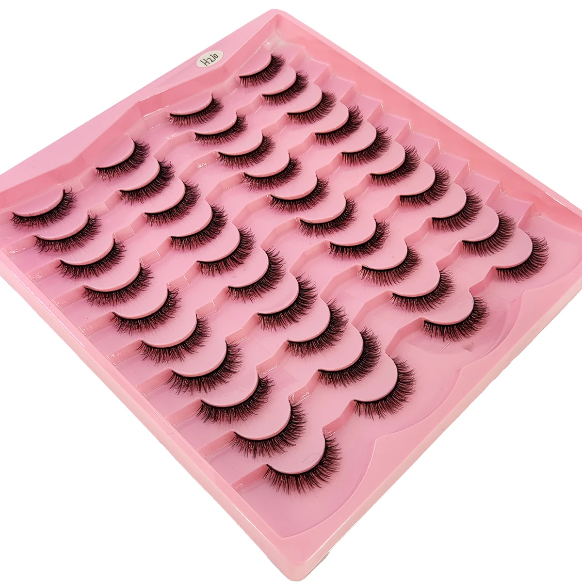 جديد 20 زوجًا من الرموش الصناعية المصنوعة من فراء المنك الاصطناعي ثلاثية الأبعاد رموش طويلة طبيعية/سميكة أداة مكياج وايز وتطويل الجمال