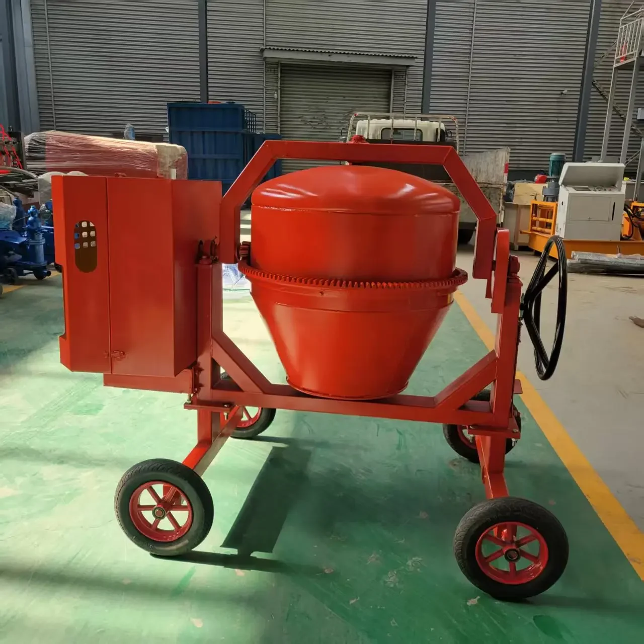 Factory Price Movable on Wheels Mixer Concrete Mixer 500 Liter Capacity Sold