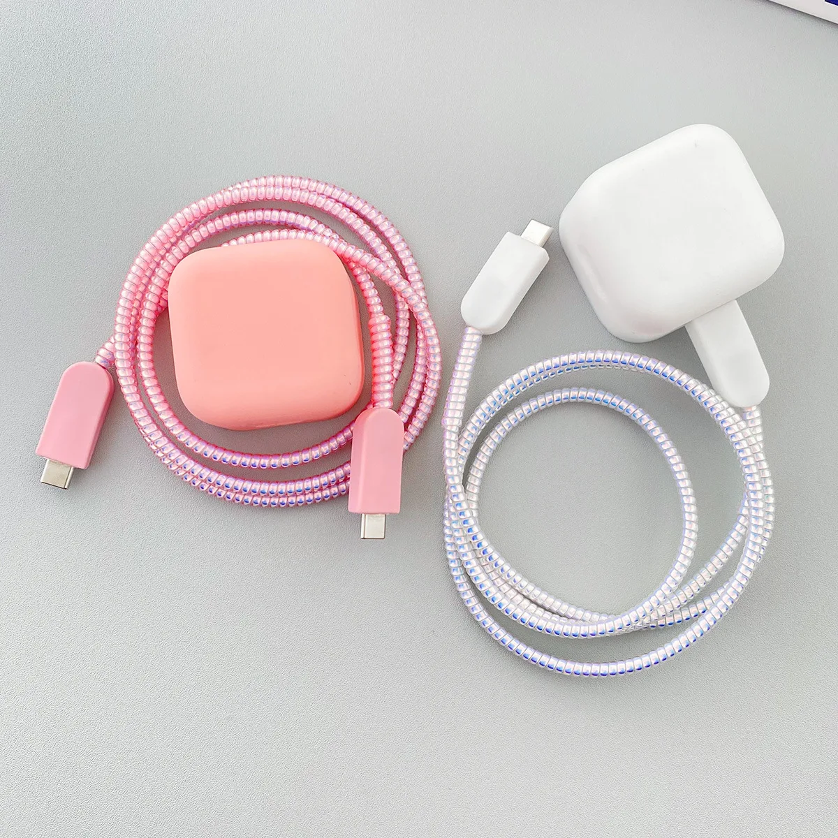 Silicone Soft Charger Protectors Set for iPhone 17 PRO
