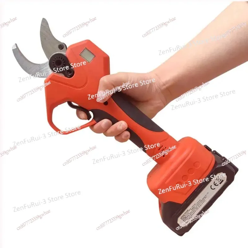 21V Battery Powered Portable Cordless Scissor 40mm Electric Pruning Shears Pruner