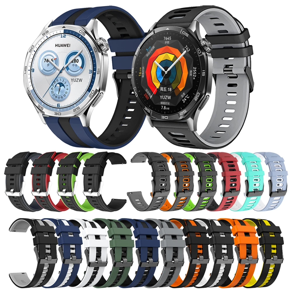 Cinturino in silicone 22mm 20mm per Huawei Watch GT 5 Pro/GT 4 3 2 42mm 46mm OROLOGIO 4 Pro Band HONOR Watch 4 Pro GS ES Cintura magica Correa