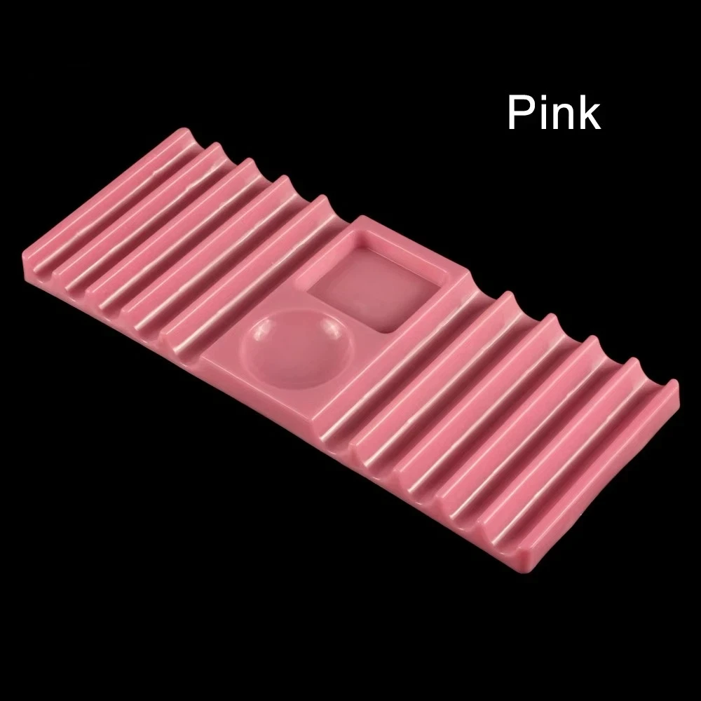 

Multi-purpose Dual Form Holder 10-Compartment with Color Palette Nail Art Tools Holder Nail Brush Holder for Nail Art Painting