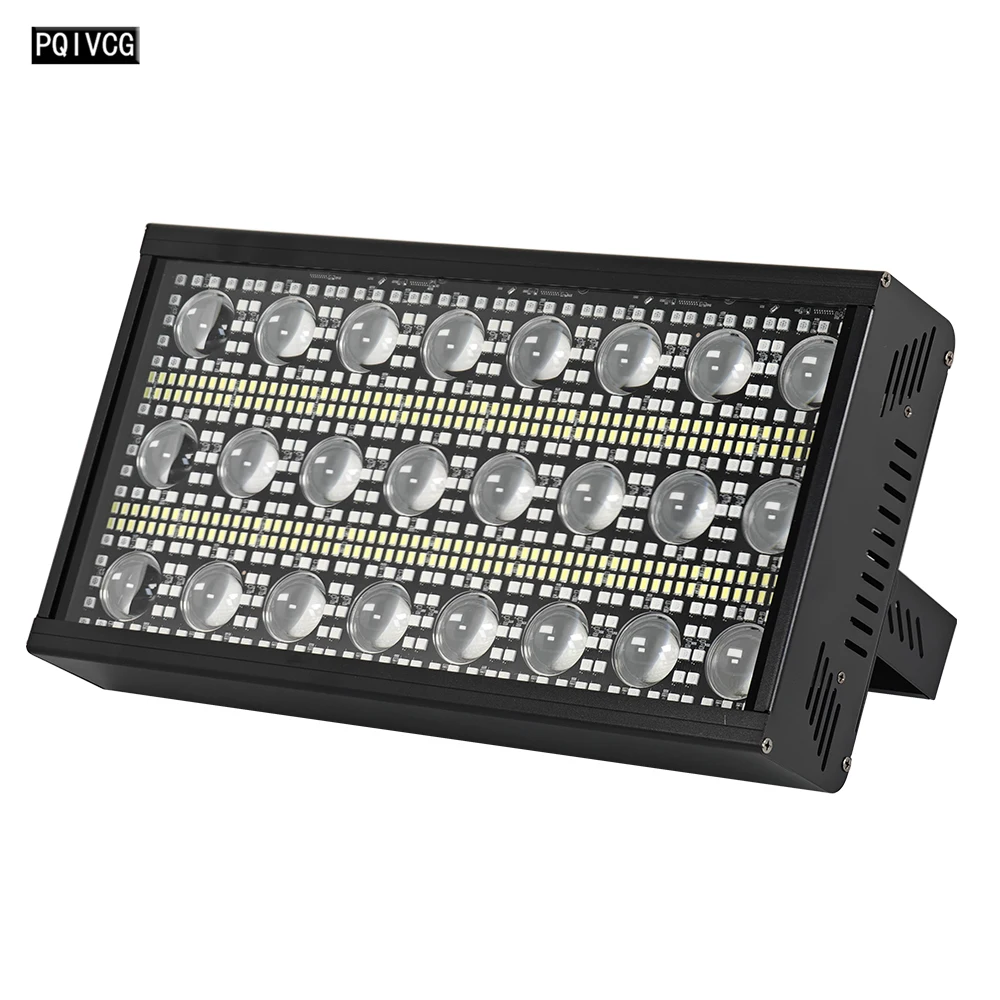 

200W LED Strobe Light RGBW 4in1 Beam+Strobe 48 segments Strobe Light 24PCS 8000K Beam Stage Dj Wash Effects Bar Lighting