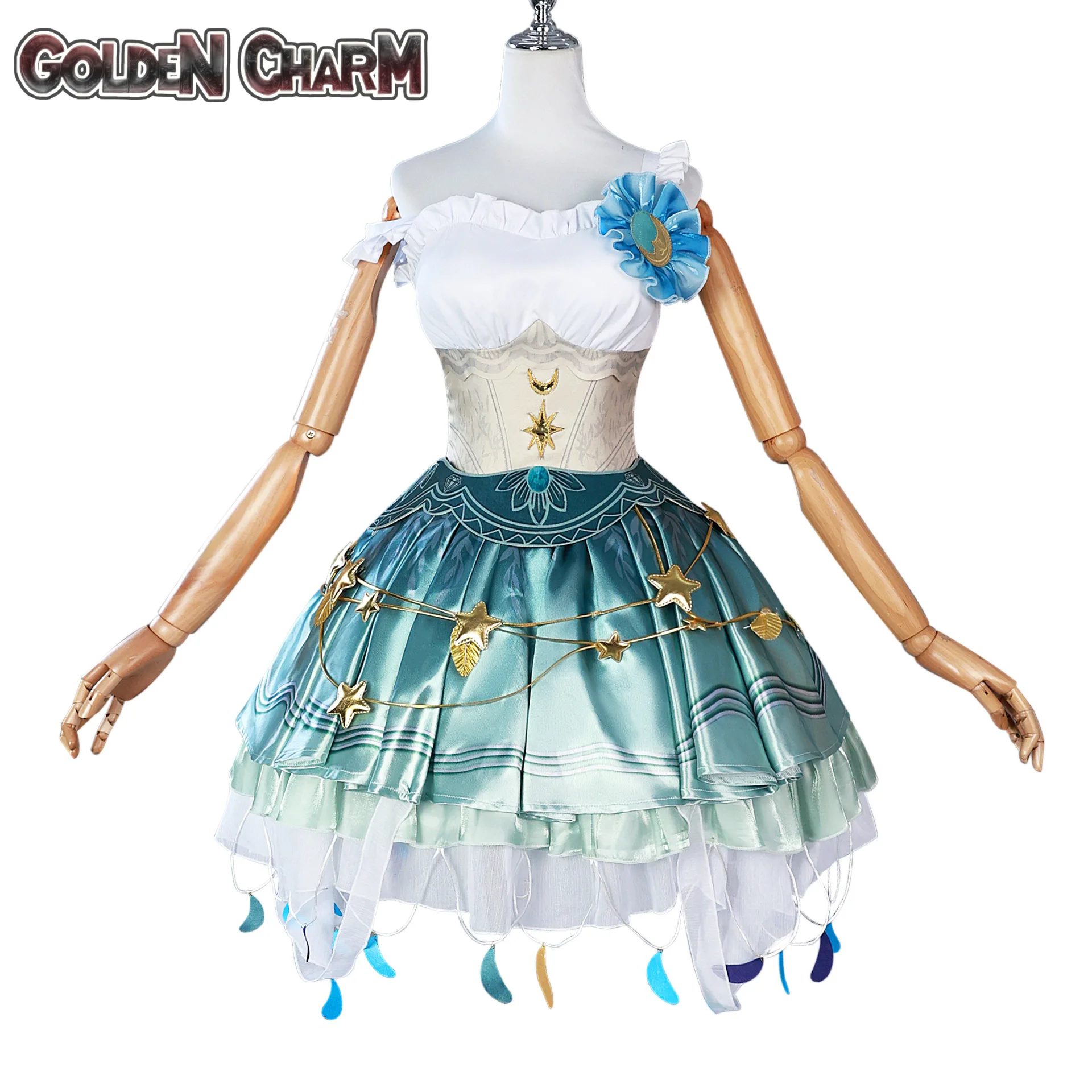 CosKoKo Female Dancer/Margaretha Zelle Cosplay Identity V Costume Wandering Moonlight Dress Halloween Party Role Play outfit