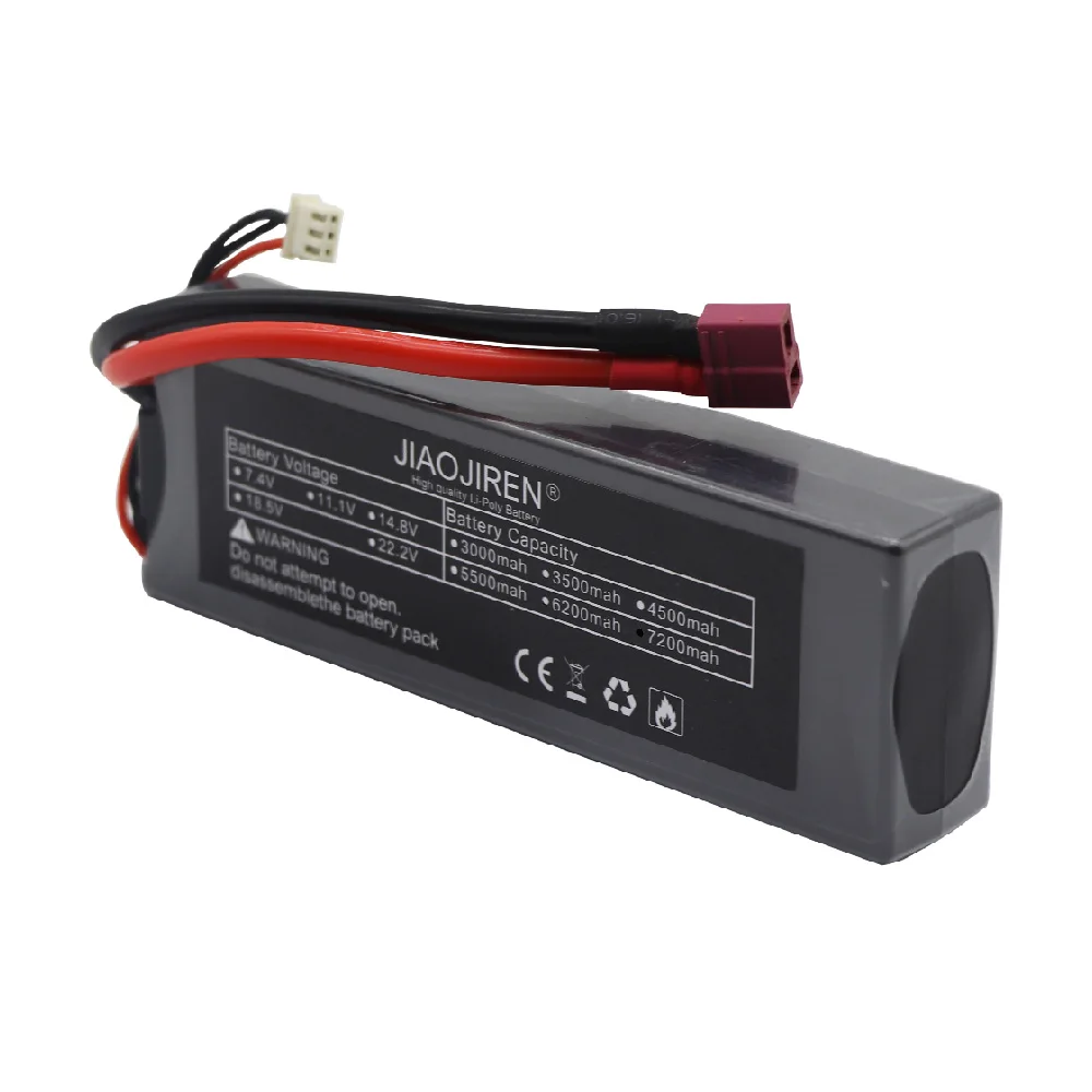 7.4V 7200mAh 2S Lipo Batteries with T/JST/XT60 PLUG for RC Car 2S RC For RC Drone Car Truck Helicopter Boat toys accessories