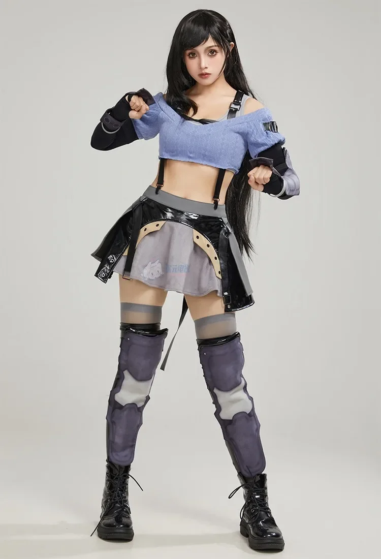 Final Fantasy VII Remakes Tifa Cosplay Costume Game FF7 Tifa Sexy Outfits Women Party Suit Halloween Carnival Uniforms