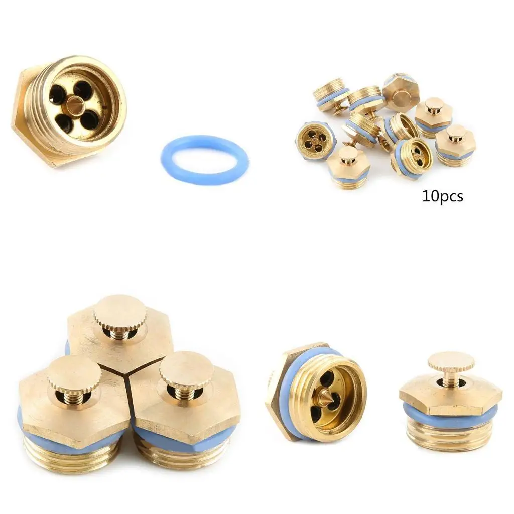 

G6KF 10Pcs/Set 360 Degree Garden Sprinkle Connector Thread Water Sprinkler Irrigation