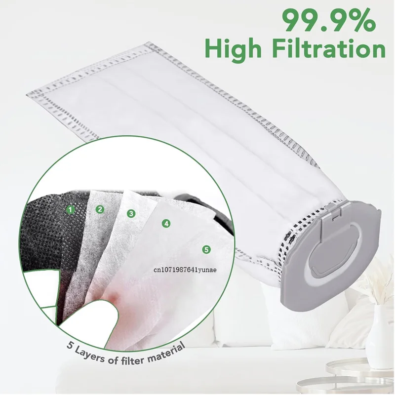 أكياس المكنسة الكهربائية لـ Vorwerk Kobold VK7 FP7 مجموعة أكياس المكنسة الكهربائية للمكنسة الكهربائية Kobold vk7