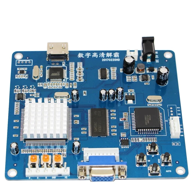 Planche de conversion de jeu SG-VC9900 VGA/RBGS de HD Jieba Solution faible à solution élevée