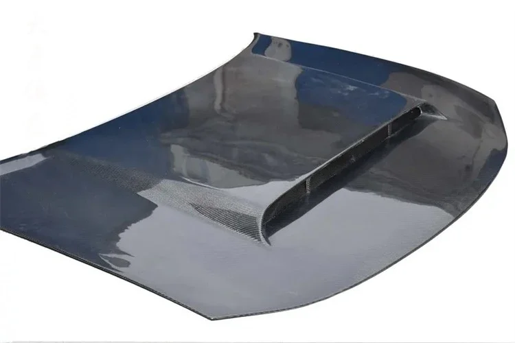 ملحق غطاء محرك السيارة الأمامي من ألياف الكربون بتصميم جديد لعام 2015 لشاحن دودج